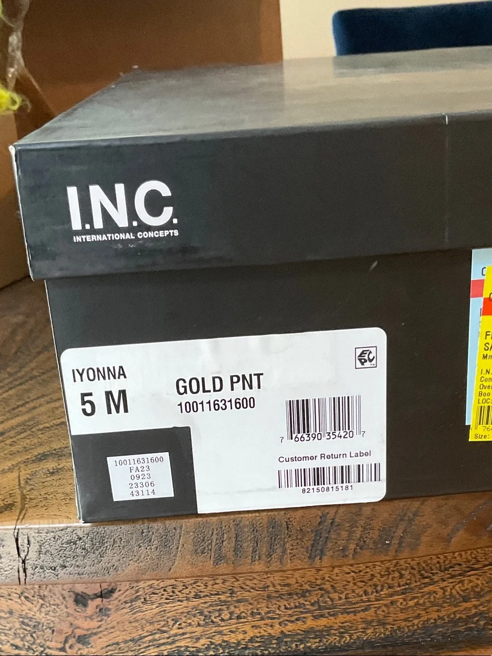 INC International Concepts Metallic Gold Over-The-Knee Stiletto Boots